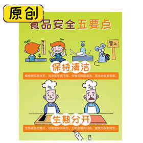 科普漫画：食品安全五要点 (1)